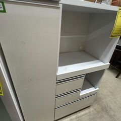 ジモティ来店特価!!　ハイキッチンカウンター　ホワイト　　J-2...
