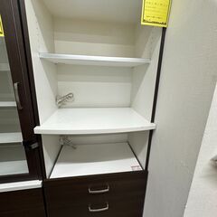 ジモティ来店特価!!　食器棚　創愛ファニチュア　ブラウン　J-2...
