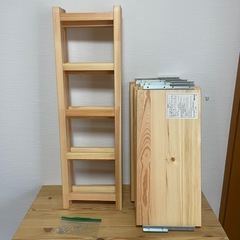 無印良品　パイン材ユニットシェルフ・５８ｃｍ　3台分の画像