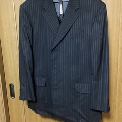 LONNER ビジネススーツ ブラックストライプ　BE7 定価8万