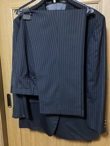 LONNER ビジネススーツ ブラックストライプ　BE7 定価8万