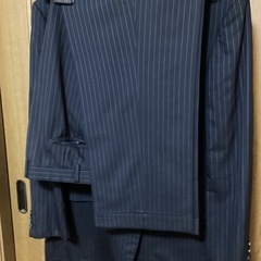 LONNER ビジネススーツ ブラックストライプ　BE7 定価8万の画像