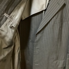 LONNER ビジネススーツ ブラックストライプ　BE7 定価8万の画像