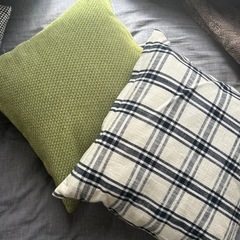 クッション2個/無印良品