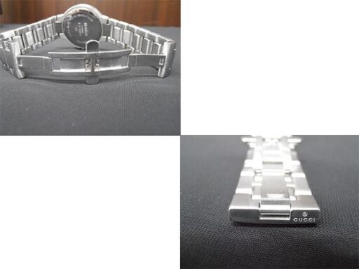 本物 本物 GUCCI 8900M シルバー文字盤 SS クオーツ グッチ メンズ