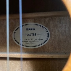 YAMAH  F-360 TBS アコスティックギターの画像