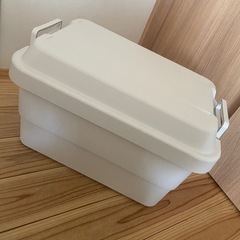 （受渡決定）再生ポリプロピレン入り　頑丈収納ボックス　大　無印良品の画像