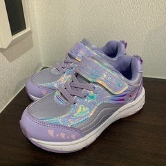 17㎝　kidsスニーカー紫系　美品