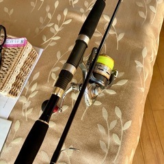 取引中　釣具　ルアーロッドとリールです。