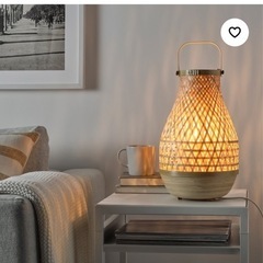 （受渡決定）IKEA 竹　テーブルランプの画像