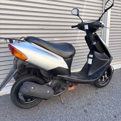 3058.キャブOH済　レッツII 高馬力2スト　シート、ミラー新品　千葉県柏市　即日配送、自走引き取りも可能
