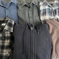 UNIQLO MUJI メンズ　S  ネルシャツ　パーカー