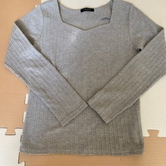 INGNI グレー Vネック 長袖シャツ Mサイズ