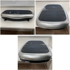 富士メディック LIFE FIT トレーナー FA001 振動マシーン フィットネス ダイエット器具 健康器具 運動器具 痩身 筋肉 乗るだけ 筋肉トレーニング 筋トレ ゴムチューブ付き 消毒清掃済みの画像