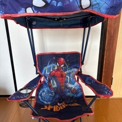 スパイダーマン　椅子　キッズ　アウトドアチェアの画像
