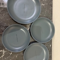 DEAN&DELUCA お皿（グレー 大×1.小×3）使用済