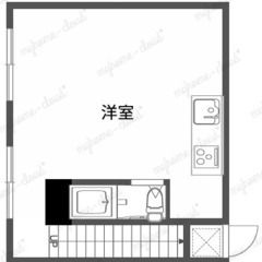 【敷金・礼金なし】東福寺駅から徒歩15分の地下1階の広々１Rです！