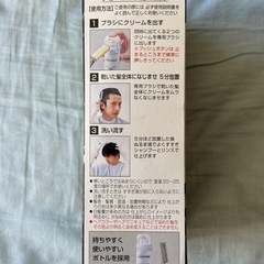 メンズ男性用白髪染めルシードワンプッシュケアカラーナチュラルブラックの画像