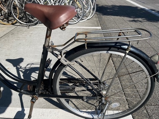 【完売御礼】【大人用】整備済中古自転車 丸石 26型ピーク 黒色 <自転車のオオムラ 静岡店> 完売御礼】【大人用】整備済中古自転車 丸石 26型ピーク 黒色 <自転車
