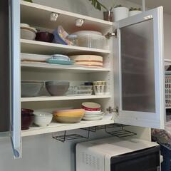 【取引中】キッチンボード　カップボード　食器棚　パモウナの画像