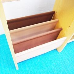 おもちゃ箱 収納 ベビーラック ベビー棚 シェルフ 絵本棚 本棚 AA17の画像