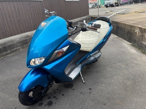 全国配送可能！SUZUKI スカイウェイブ スズキ 走行22019キロ 自賠責R10年12月まで 即乗り ) CJ43A カチ上げマフラーフロントFOH済み 全塗装