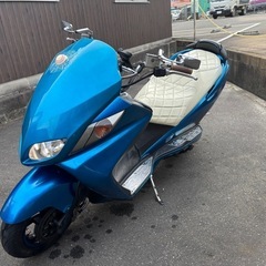 全国配送可能！SUZUKI スカイウェイブ スズキ 走行22019キロ 自賠責R10年12月まで 即乗り ) CJ43A カチ上げマフラーフロントFOH済み 全塗装の画像