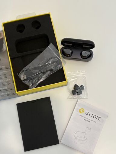 GLIDIC ワイヤレスイヤホン Sound Air TW-7000 ブラック 箱付