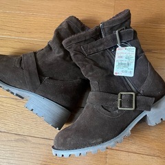 ブラウン スエード エンジニアブーツ　Sサイズ