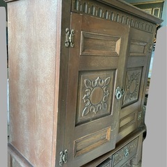 Old Charm 高級木製キャビネット　イギリス製アンティーク家具の画像