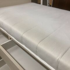商談中（2/9来店配送予定）【愛品倶楽部柏店】ニトリ 収納付きシングルベッド (ジオ 大型収納 コンセント×1 / ZERO LIGHT3 VB-S)