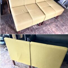 ジョインテックス 応接チェア 2人掛け 1人掛け×2 HR-C1580 チェア 脚付きの画像