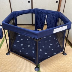 【日本育児】洗えてたためるポータブルベビーサークル