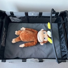 折りたたみ式 バシネット付きプレイヤードKATOJI カトージNewYorkBabyの画像