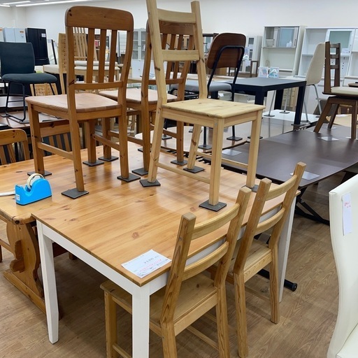 ★ジモティ割あり★   IKEA ダイニングセット　3人用　クリーニング済み SJ8312