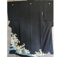 お値下げ　黒留袖　御婚礼に　リメイクにどうぞの画像