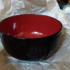 会津塗　茶碗セット　義三作の画像