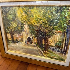 92.「安田講堂」髙橋一善 油絵の画像