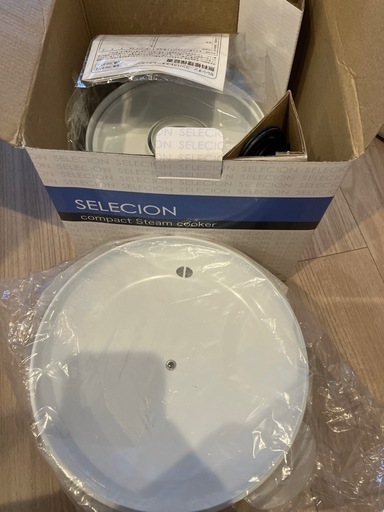 ︎ ✧新品未使用︎ ✧ SELECION セレシオン コンパクトスチームクッカー SM-8764