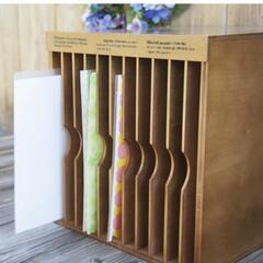 木製書類ケースの画像