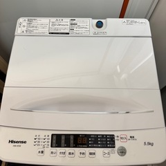 大阪送料無料☆3か月保障付き☆洗濯機☆ハイセンス☆5.5kg☆2021年☆HW