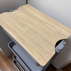 ワゴン　キッチン　グレー　シルバー 