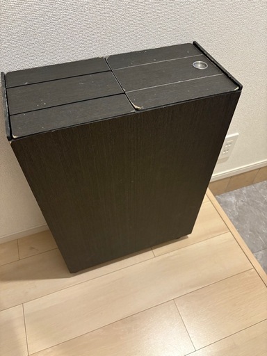 　フラリア　木目調　蓋付き　ゴミ箱