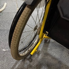 自走式 車椅子 松永製作所 黄色 きいろ イエローの画像