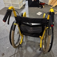 自走式 車椅子 松永製作所 黄色 きいろ イエローの画像