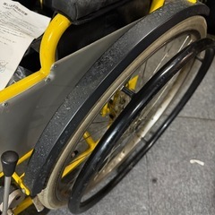 自走式 車椅子 松永製作所 黄色 きいろ イエローの画像