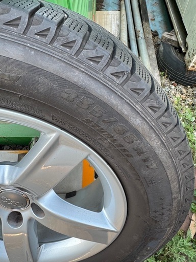 アウディQ5 純正アルミ スタッドレス 4本セット