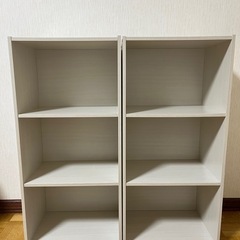 【無料】カラーボックス オフホワイト