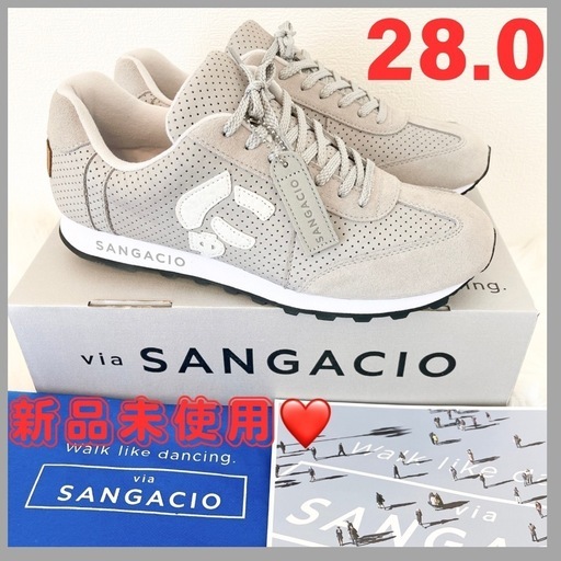 新品❣️ サンガッチョ Sangacio MOM 28.0 スニーカー グレー
