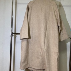 lilasic （リラシク） ノーカラーコート ロングコート フリーサイズ 新品 の画像